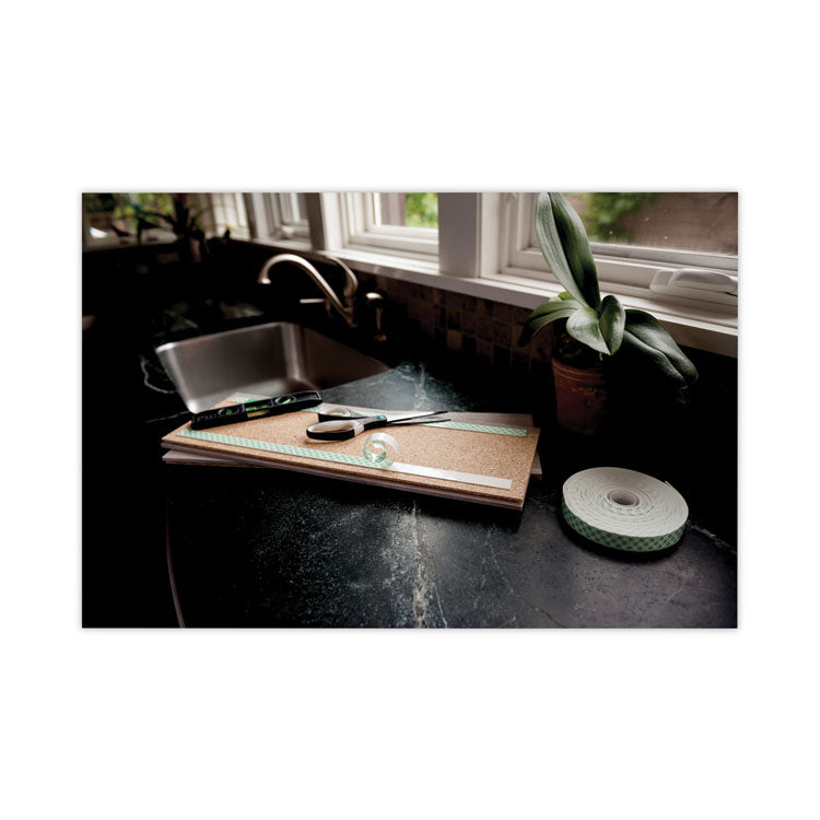 Permanent High-Density Foam Mounting Tape, Holds Up To 2 Lbs, 0.75 X 350, White