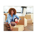 3850 Heavy-Duty Packaging Tape With Dispenser, 1.5" Core, 1.88" X 66.66 Ft, Clear