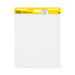 Vertical-Orientation Self-Stick Easel Pad Value Pack, Unruled, 25 x 30, White, 30 Sheets, 4/Carton