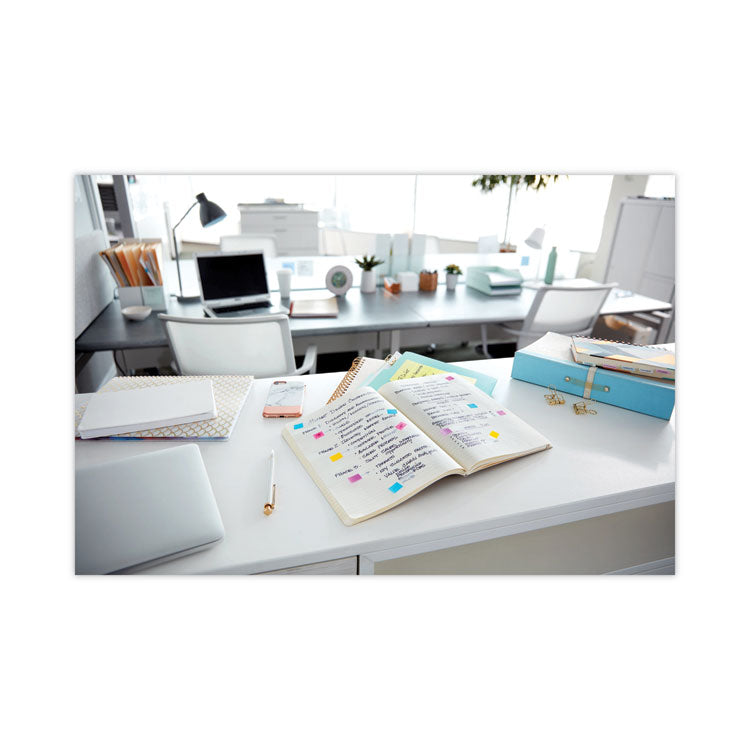 Standard Page Flags in Dispenser, Green, 50 Flags/Dispenser, 2 Dispensers/Pack