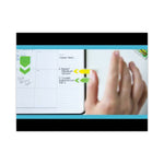 Standard Page Flags in Dispenser, Purple, 50 Flags/Dispenser, 2 Dispensers/Pack