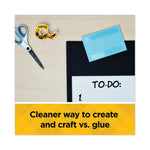 Double-Sided Permanent Tape In Handheld Dispenser, 1" Core, 0.5" X 20.83 Ft, Clear, 3/pack