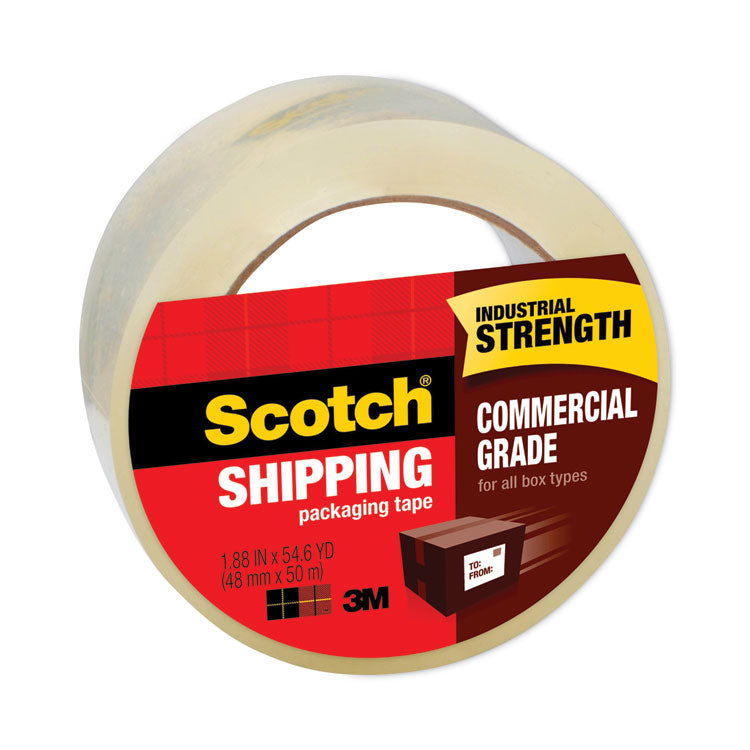 3750 Commercial Grade Packaging Tape With St-181 Pistol-Grip Dispenser, 3" Core, 1.88" X 54.6 Yds, Clear, 36/carton