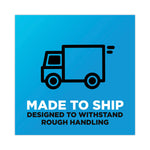 3850 Heavy-Duty Packaging Tape, 3" Core, 1.88" X 54.6 Yds, Clear, 36/carton