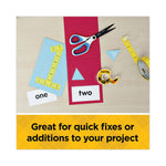 Double-Sided Tape, 3" Core, 0.5" X 36 Yds, Clear, 2/pack