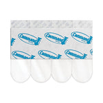 General Purpose Designer Hooks, Medium, Plastic, White, 3 lb Capacity, 50 Hooks and 50 Strips/Carton