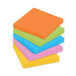 Pads in Energy Boost Collection Colors, 3" x 3", 90 Sheets/Pad, 24 Pads/Pack