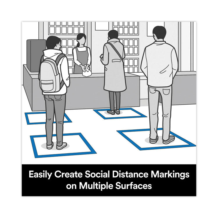 Original Multi-Surface Painter's Tape, 3" Core, 1.88" X 60 Yds, Blue, 3/pack