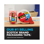 3850 Heavy-Duty Packaging Tape Cabinet Pack, 3" Core, 1.88" X 54.6 Yds, Clear, 18/pack