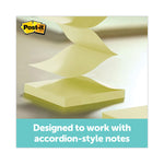 Clear Top Pop-up Note Dispenser, For 3 x 3 Pads, Black, Includes 50-Sheet Pad of Canary Yellow Pop-up Pad