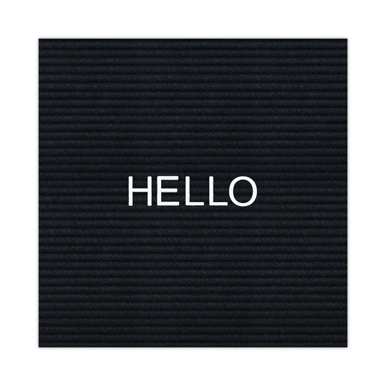 Set of Plastic Letter Board Letters, Numbers and Symbols, 1" Tall, White Characters, 270 Pieces