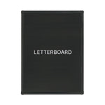 Set of Plastic Letter Board Letters, Numbers and Symbols, 1" Tall, White Characters, 270 Pieces