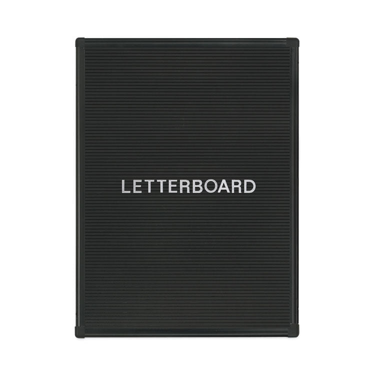 Set of Plastic Letter Board Letters, Numbers and Symbols, 1" Tall, White Characters, 270 Pieces