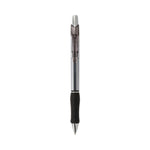 R.S.V.P. Super RT Ballpoint Pen, Retractable, Medium 0.7 mm, Black Ink, Clear/Black Barrel, Dozen
