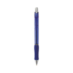 R.S.V.P. Super RT Ballpoint Pen, Retractable, Medium 0.7 mm, Blue Ink, Translucent Blue/Blue Barrel, Dozen