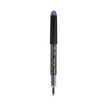 Varsity Fountain Pen, Medium 1 mm, Purple Ink, Clear/Black/Purple Barrel