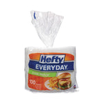 Soak Proof Tableware, Plate, Foam, 8.88" dia, White, 100/Pack