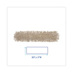 Mop Head, Dust, Cotton, 36 X 3, White