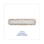 Mop Head, Dust, Cotton, 36 X 3, White