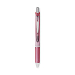 EnerGel RTX Breast Cancer Awareness Gel Pen, Retractable, Medium 0.7 mm, Black Ink, Pink/Silver Barrel, 3/Pack