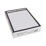 Stitched Shop Ticket Holders, Super Heavy-Duty, Top Load 6 x 9 Insert, Clear Front, Black Border, 25/Box