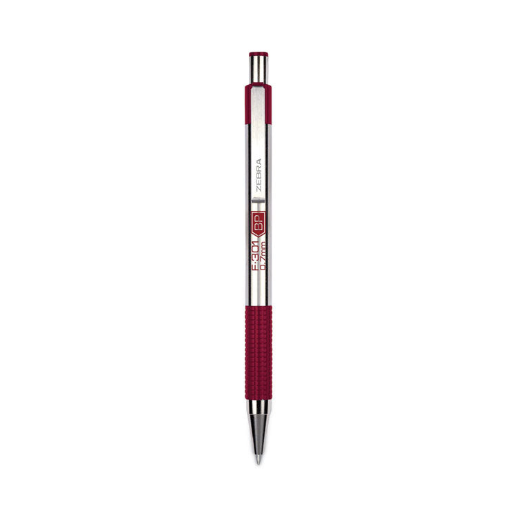 F-301 Ballpoint Pen, Retractable, Fine 0.7 Mm, Assorted Ink And Barrel Colors, 4/pack