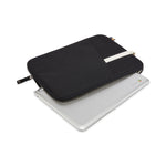 Ibira Laptop Sleeve, Fits Devices Up to 11.6", Polyester, 12.6 x 1.2 x 9.4, Black