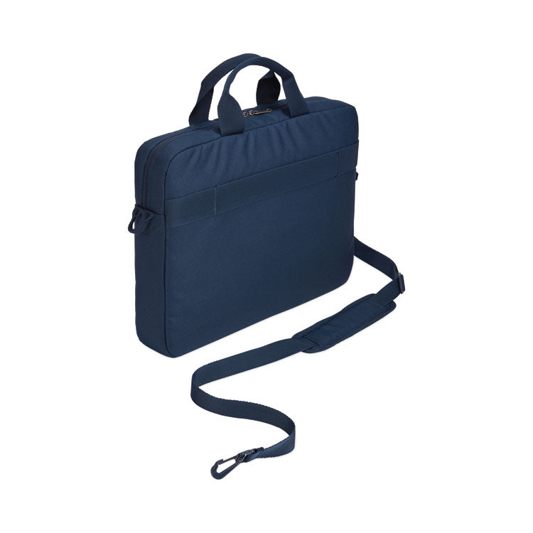 Advantage Laptop Attache, Fits Devices Up to 14", Polyester, 14.6 x 2.8 x 13, Dark Blue