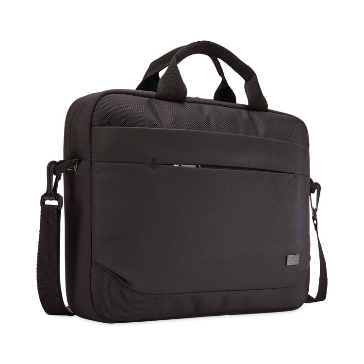 Advantage Laptop Attache, Fits Devices Up to 11.6", Polyester, 11.8 x 2.2 x 10.2, Black