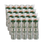 Bare Eco-Forward RPET Cold Cups, Squat, 12 oz to 14 oz, Plastic, Leaf Design, 50/Pack, 20 Packs/Carton