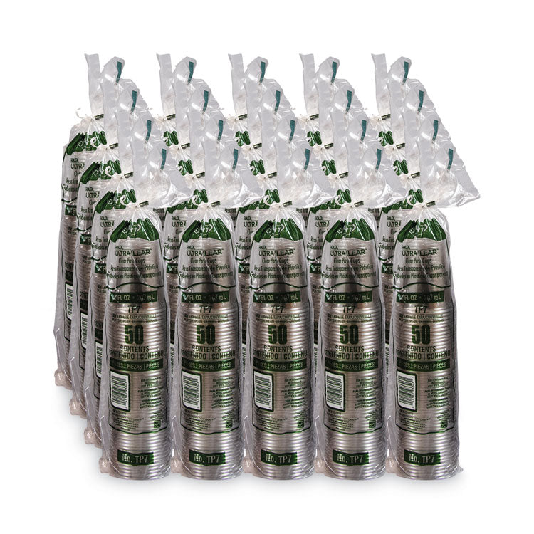 Ultra Clear Cups, 7 oz, Plastic, 50/Bag, 20 Bags/Carton