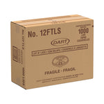 Lift n' Lock Plastic Hot Cup Lids, With Straw Slot, Fits 10 oz to 14 oz Hot Cups, Translucent, 100/Sleeve, 10 Sleeves/Carton