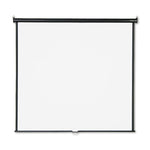 Wall Or Ceiling Projection Screen, 70 X 70, White Matte Finish