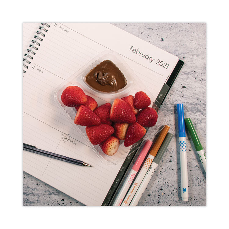 ClearPac Small Nacho Tray, 2 Compartments, 5 x 6 x 1.5, Clear, Plastic, 125/Bag, 4 Bags/Carton