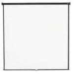 Wall Or Ceiling Projection Screen, 96 X 96, White Matte Finish