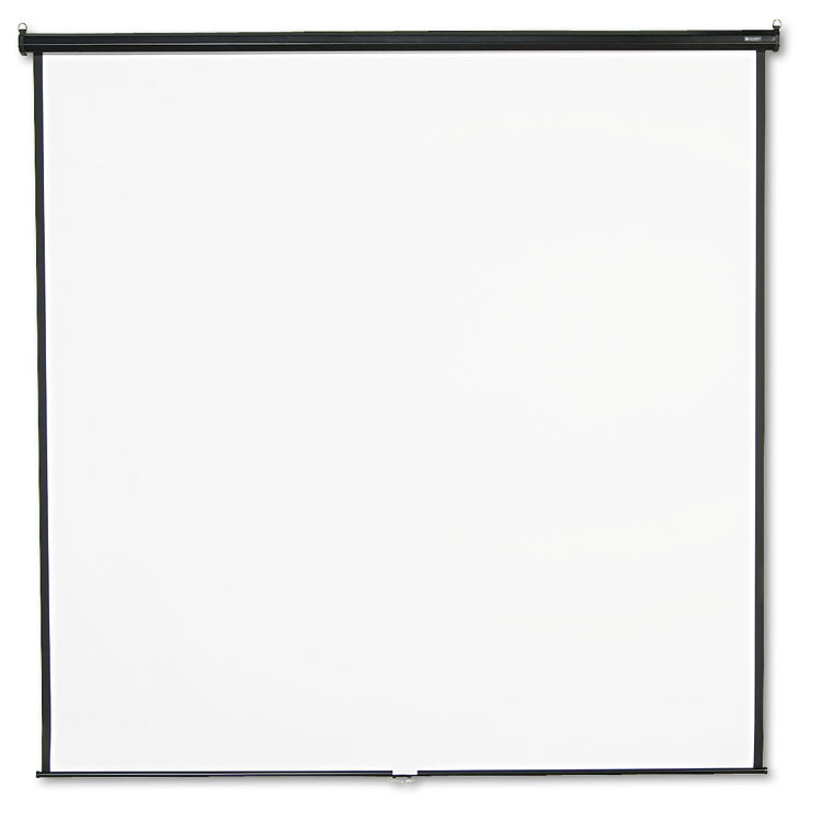 Wall Or Ceiling Projection Screen, 96 X 96, White Matte Finish