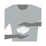 ClearPac Small Nacho Tray, 2 Compartments, 5 x 6 x 1.5, Clear, Plastic, 125/Bag, 4 Bags/Carton