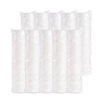 Plastic Lids for Foam Containers, Vented, Fits 3.5 oz to 6 oz, White, 100/Pack, 10 Packs/Carton