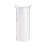 Plastic Lids for Foam Cups, Bowls and Containers, Flat, Vented, Fits 6 oz to 32 oz, Translucent, 100/Pack, 10 Packs/Carton