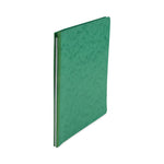 Pressboard Report Cover with Tyvek Reinforced Hinge, Two-Piece Prong Fastener, 3" Capacity, 8.5 x 11, Dark Green/Dark Green