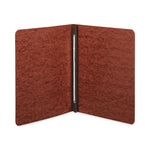 Pressboard Report Cover With Tyvek Reinforced Hinge, Two-Piece Prong Fastener, 3" Capacity, 8.5 X 11, Red/red