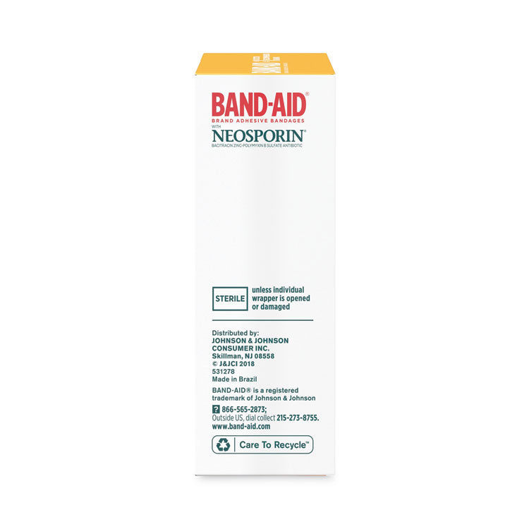 Antibiotic Adhesive Bandages, Assorted Sizes, 20/box