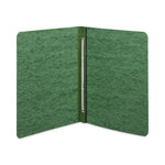Pressboard Report Cover with Tyvek Reinforced Hinge, Two-Piece Prong Fastener, 3" Capacity, 8.5 x 11, Dark Green/Dark Green