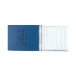 Presstex Covers With Storage Hooks, 2 Posts, 6" Capacity, 9.5 X 11, Light Blue