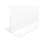 Classic Image Double-Sided Sign Holder, 8.5 x 11 Insert, Clear