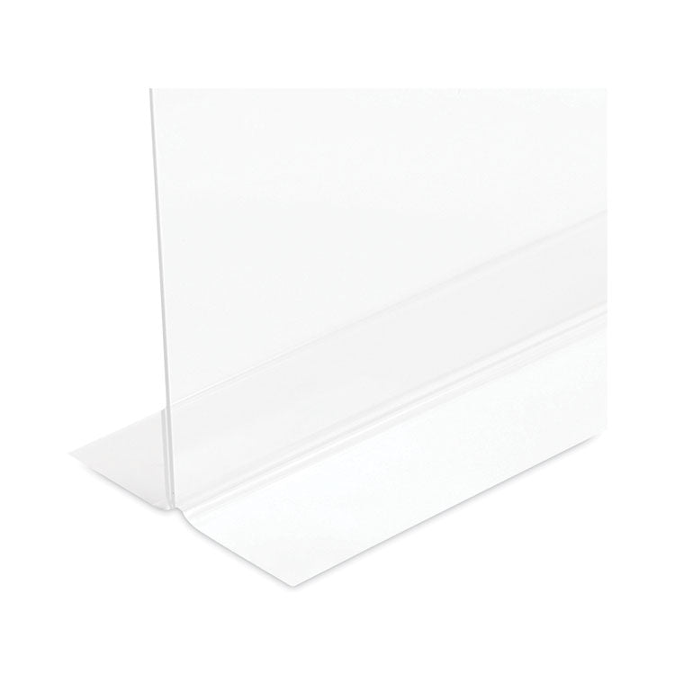 Classic Image Double-Sided Sign Holder, 8.5 x 11 Insert, Clear