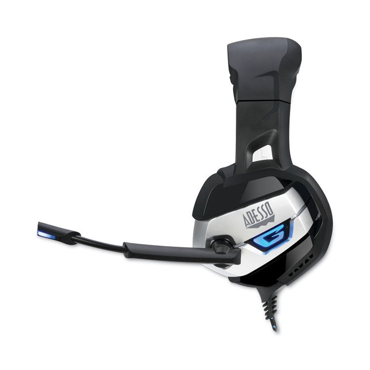Xtream G2 Binaural Over The Head Headset, Black/Blue