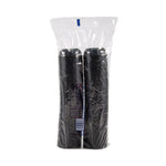 Polystyrene Portion Cups, 5.5 oz, Plastic, Black, 250/Bag, 10 Bags/Carton