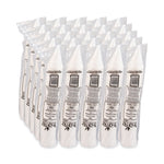 Bare Eco-Forward Treated Paper Cone Cups, 4.25 oz, White, 200/Bag, 25 Bags/Carton