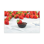 Polystyrene Portion Cups, 3.5 oz, Plastic, Black, 250/Bag, 10 Bags/Carton